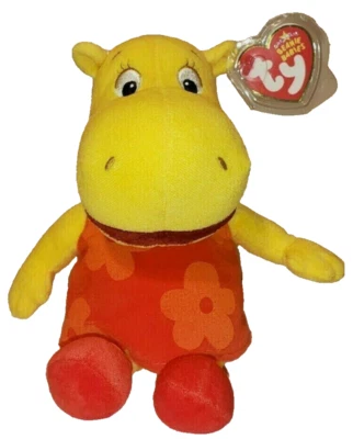 Peluche Ty Beanie Baby - TASHA the Hippo (Nick Jr. - The Backyardigans) 6,5" MWMTs Foto 1 de 4