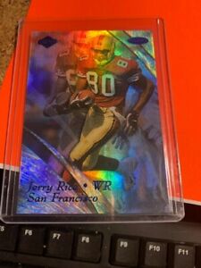 1999 COLLECTOR'S EDGE MASTERS (BLUE) JERRY RICE 1826/5000 