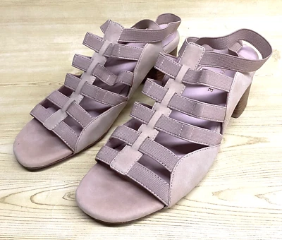 Sandalias Taryn Rose con cordones punta abierta y tiras de tacón bloque para mujer talla 9 M Foto 1 de 4