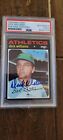 1971 Topps Signed High Number Sp Card Dick Williams A's Expos Hof Psa Dna # 714