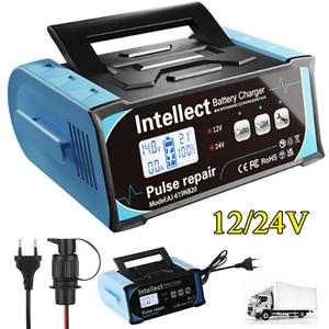Batterieladegerät Kipper Anhänger Ladegerät mit 3 pol. Ladestecker 12/24V 6A - Bild 1 von 15
