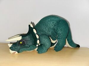 1996 Triceratops Dinosaur Full Body Puppet Plush Jurassic Park Lost World 20".