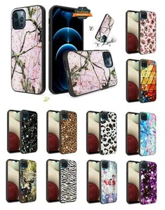 For Apple iPhone 13 Pro Max Printed Design Hybrid Glitter Sparkle TPU Case Cover - Picture 1 of 96