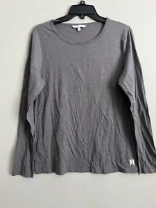 Victoria's Secret Damen-T-Shirt Größe Large grau Langarm Spell Out - Bild 1 von 5