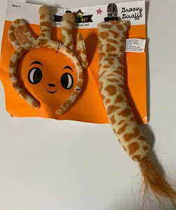 🧷 Giraffe Costume Halloween Set 🆕 Tail And Headband, - Picture 1 of 1