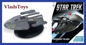 Eaglemoss Star Trek Noruega Clase USS Budapest #61 con revista - Imagen 1 de 5