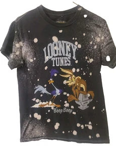Vintage Looney Tunes T-Shirt Small 100 % Baumwolle kostenloser Versand - Bild 1 von 6