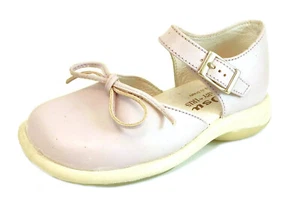 DE OSU - Spanien - Mädchen lila Leder Schleife elegante Schuhe - Mary Jane - EU - Größe 7 - Bild 1 von 5