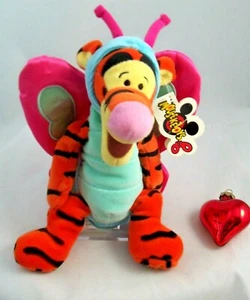 Bolso de Peluche Frijol Mariposa Tigger 9" Disney - 2000, Pascua - Nuevo con Etiqueta - Imagen 1 de 12