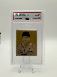 1949 Bowman Preacher Roe baseball card PSA 2.5 - Picture 1 of 2