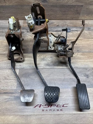 94-01 ACURA INTEGRA 92-00 CIVIC DEL SOL OEM PEDAL EMBRAGUE FRENO GAS MANUAL 5 VELOCIDADES Foto 1 de 4