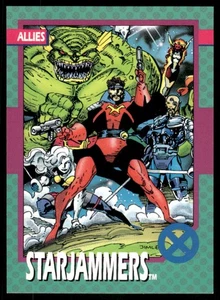 1992 Impel The Uncanny X-Men #86 Starjammers Men - Toy Biz - Foto 1 di 2