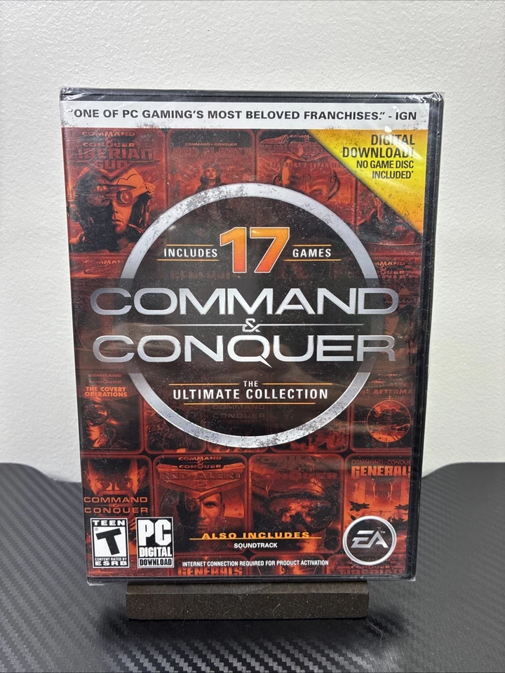 NEW/SEALED Command & Conquer: Ultimate Collection (17 Games) for PC w/Soundtrack - Image 1 of 4
