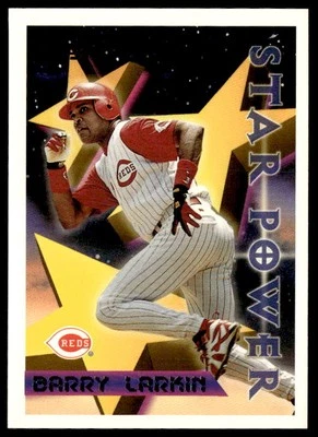 1996 Topps #6 Barry Larkin Star Power - Image 1 of 2