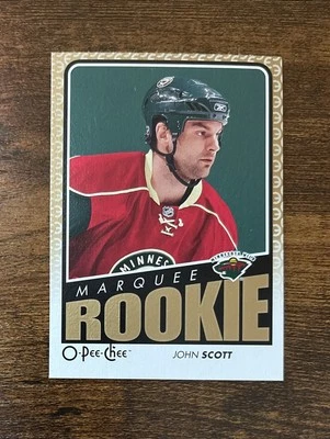 2009-10 O-Pee-Chee Marquee Rookies John Scott #528 Rookie Minnesota Wild RC - Image 1 of 2