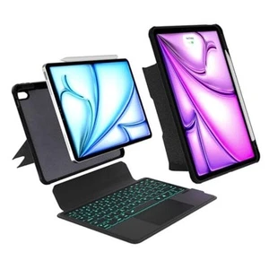 Coque Clavier Compatible pour iPad Air 13 Pouces (M2) 2024&12.9 6ème (2022)&12.9 - Photo 1/7