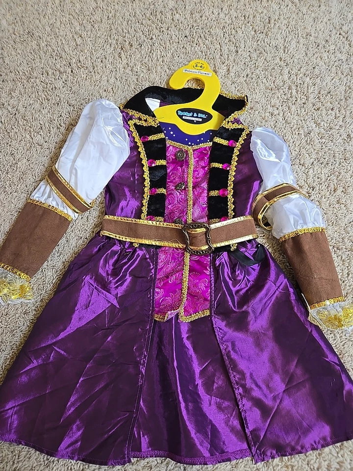 Disfraz de Halloween Teetot & Co. Princesa Pirata Rosa Púrpura Niñas Jóvenes Talla 5-6 Foto 1 de 4