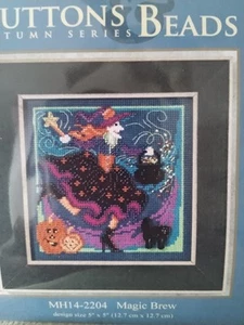 MILL HILL BUTTONS & BEADS MAGIC BREW MH14-2204 CROSS STITCH KIT AUTUMN SERIES - Picture 1 of 3