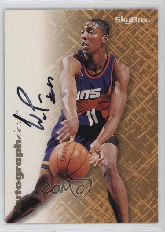 1996-97 Skybox Premium Autographics Black Ink Wesley Person Auto - Image 1 of 3