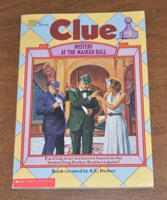 Clue Book #4 Mystery at the Masked Ball - 1993 Scholastic Paperback - Image 1 of 4