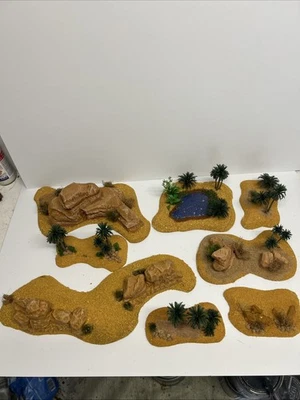 A Set Of Eight Rocky Desert Scenery A2 - Image 1 of 4