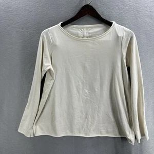 Labo Art Shirt Damen klein asymmetrisch Lagenlook Küste Oma U-Ausschnitt LESEN - Bild 1 von 13