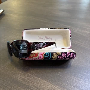 Vera Bradley Mod Floral Rosa 130 Marcos de Vidrio Sol/Ojos Polarizado/Estuche - Imagen 1 de 8