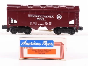 S Scale American Flyer 4-9205 PRR Pennsylvania Covered Hopper Car #9205 - Picture 1 of 10