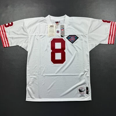 Camiseta deportiva 100 % auténtica Steve Young Mitchell Ness 1994 San Francisco 49ers 52 2XL Foto 1 de 4