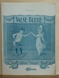 Valse Bleue - Noten von 1924, Klavierinstrumental von Alfred Margis - Bild 1 von 1