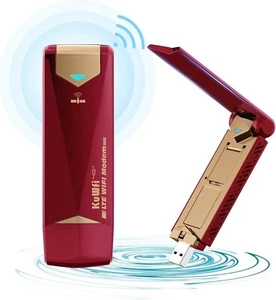 KuWFi 4G USB Dongle,WiFi/WLAN LTE Stick with SIM Card Slot,150 Mbps 4G LTE Surfs - Picture 1 of 9