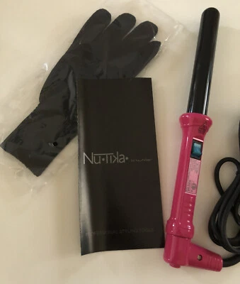 Varita rizadora Nutika By Nume Professional Styling Iron 25 mm 410 grados Neg Ions NUEVO Foto 1 de 4