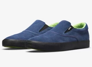 Nike SB Zoom Verona Slip Mens Size Skate Shoes DC4231 400 Leo Baker Blue Air On - Picture 1 of 6