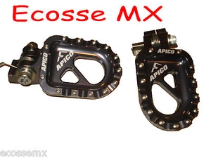 MONTESA 4RT 315R Apico Titanium Grey Trials Trick Foot Pegs Foot Rests - Picture 1 of 5