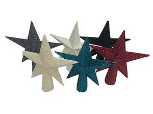 Mini Estrella Brillo No Iluminada Árbol de Navidad Decoración Colores Mezclados Tiempo de Vacaciones - Imagen 1 de 22