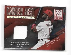 JERSEY USADA JIMMY ROLLINS 2015 PANINI CARRERA MEJOR JUEGO #/199 - Imagen 1 de 1