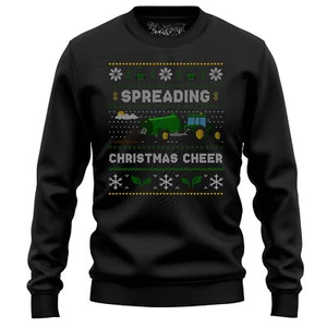 Spreading Christmas Cheer Farmer sweatshirt - Ho Ho Hoeing Your Fields! Funny sw - Picture 1 of 47