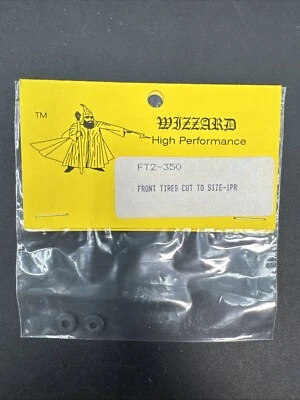 RARO NUEVO DE STOCK WIZZARD ALTO RENDIMIENTO HO REPUESTOS EE. UU. FT2-350 NEUMÁTICOS DELANTEROS CORTADOS A MEDIDA Foto 1 de 3