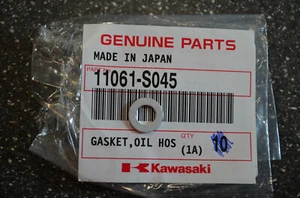 OEM KAWASAKI OIL HOSE GASKET #11061-S045 2003-2006 KDX50 KFX80 KFX400 - Bild 1 von 1