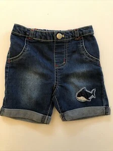 Miniville Infant Girls (18M) Jean Shorts W/Whale Appliqué - Picture 1 of 6