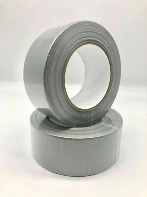 MARKENLOS Gewebeklebeband Panzerband Steinband silber, 48 mm x 50 m - Top Qualität & Preis