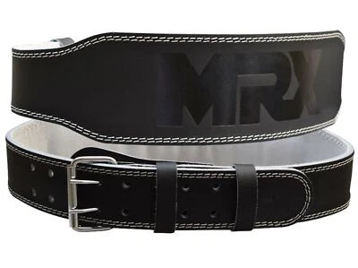Mrx Powerlifting Belt Genuine Leather Weight Lifting Belts Heavy Duty Deadlifts - Image 1 of 4