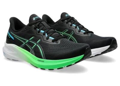 scarpe running uomo Asics GT 1000 13 1011B858-001 Nero-Verde - Immagine 1 di 3