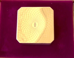 Auténtico Anillo Cartier Caja De Colección Plata Esterlina Caja Baratija ¡Exquisito! - Imagen 1 de 6