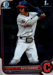 2022 Bowman Draft Chrome Nate Furman Cleveland Guardians #BDC-182 - Picture 1 of 2