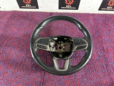 DODGE CHALLENGER R/T SCAT PACK 15-24 OEM LEATHER HEATED BEZEL STEERING WHEEL 5K - Image 1 of 4