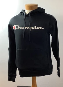 Champion Herren Fleece Grafik Kapuzenpullover Powerblend schwarz Y06794 Gr. Small - Bild 1 von 3