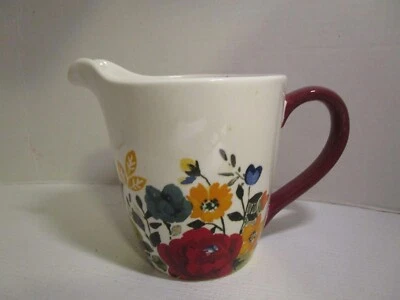 Pioneer Woman Floral 4 Cup 1 Quart Stoneware Love Beyond Measuring Cup Pitcher - Image 1 of 4