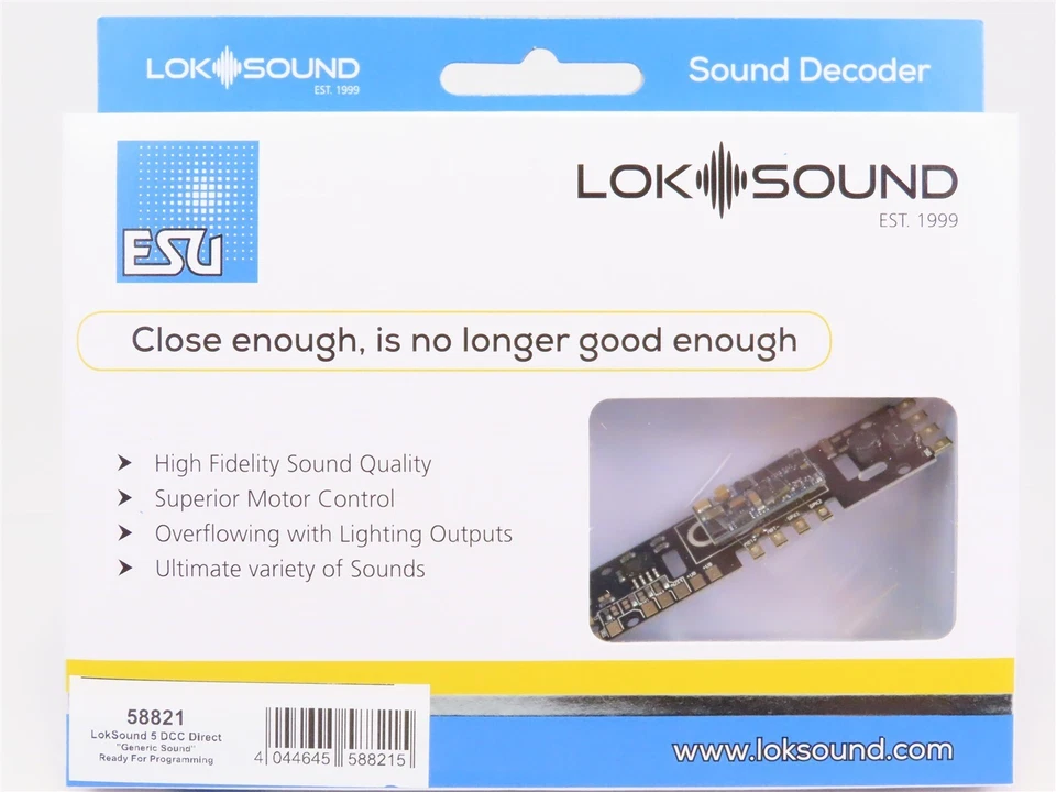 ESU LokSound 58821 V5 Direct DCC Sound Decoder Blank for O & HO - Image 1 of 4