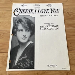 Vintage Noten - Cherie, I Love You - 1926 von Lillian Rosedale Goodman - Bild 1 von 10